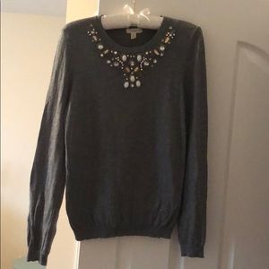 Anthropologie embellished sweater by Tiny medium